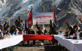 Nepal Cabinet Meets at Everest Base Camp                                                            